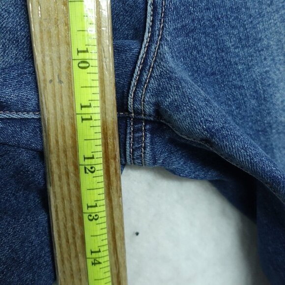 Articles of Society Straight Leg Jeans Women's Size 28 Blue Cotton Distressed - Picture 3 of 14